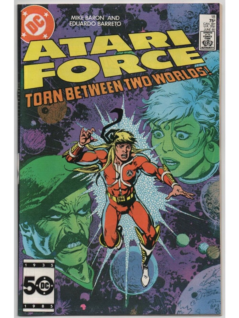 Atari Force 18 DC Comics 1985 VF+ 8.5 Mike Baron Tempest Tossed